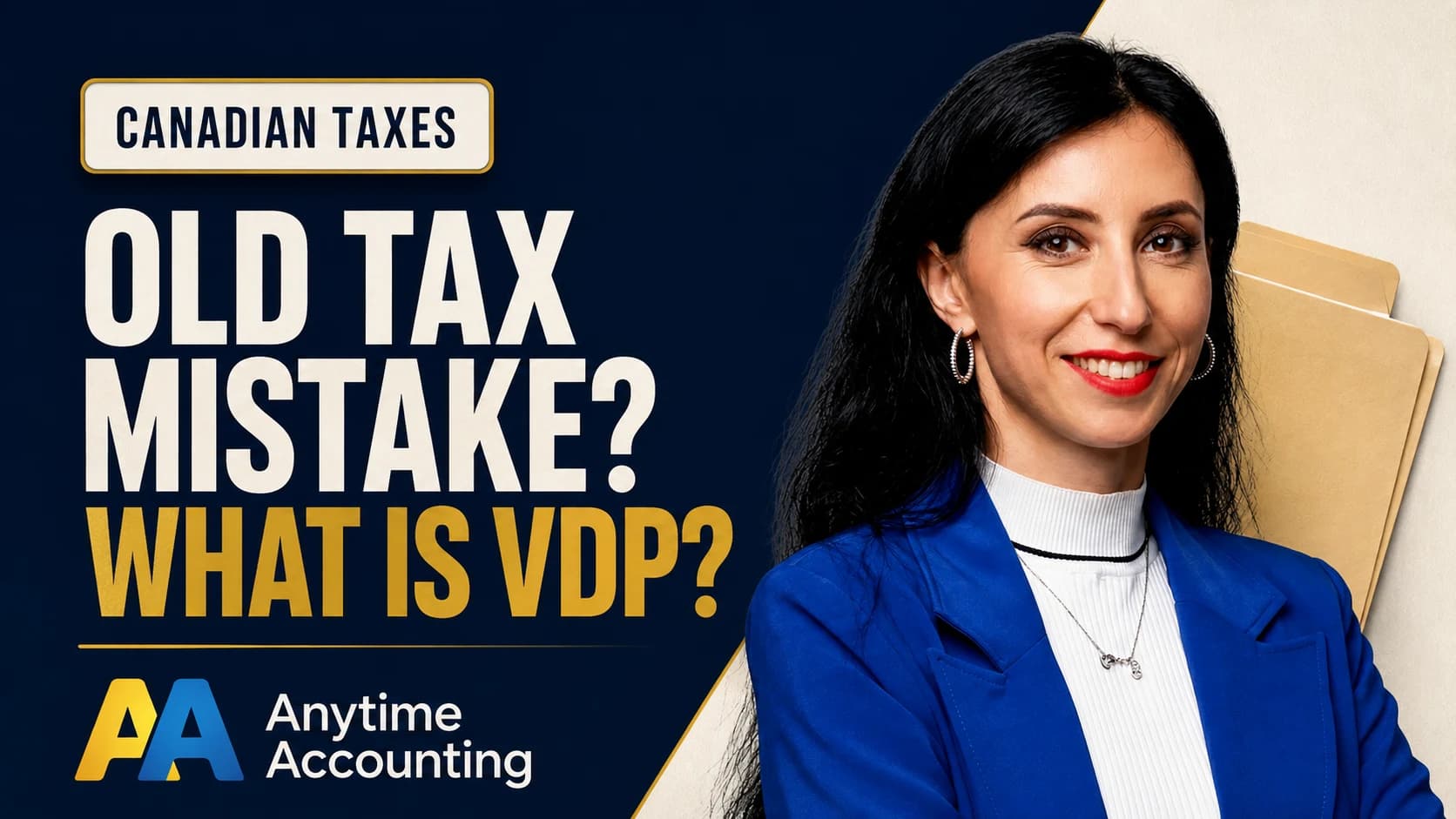 OLD TAX MISTAKE? WHAT IS VDP? — Anytime Accounting